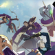 The animated heroes of Vox Machina do battle with a tentacled monster in the cover of the series' Original Soundtrack.